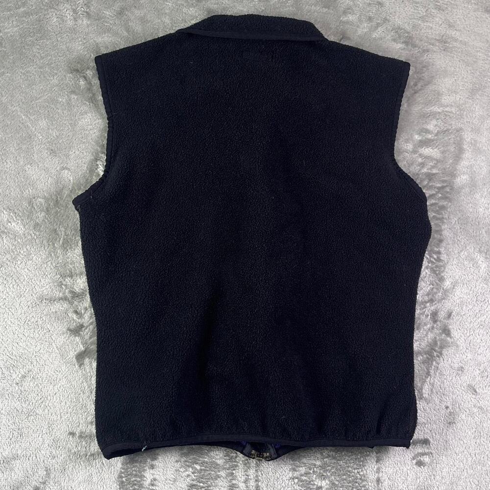 Vintage Patagonia Kids Synchilla Fleece Vest Made in USA Black Size Medium - Picture 2 of 7